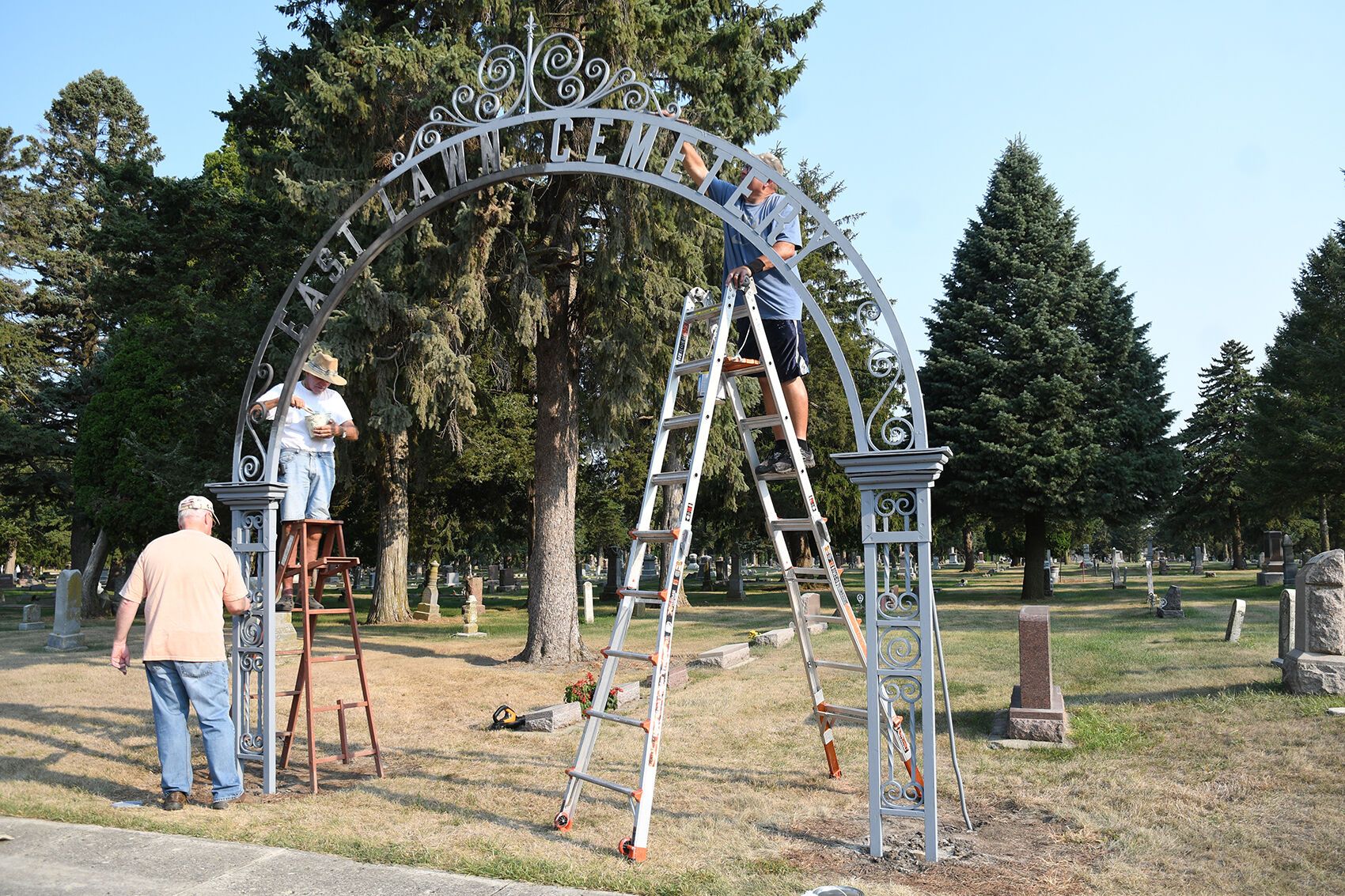 Sheldon East Lawn Cemetery arch